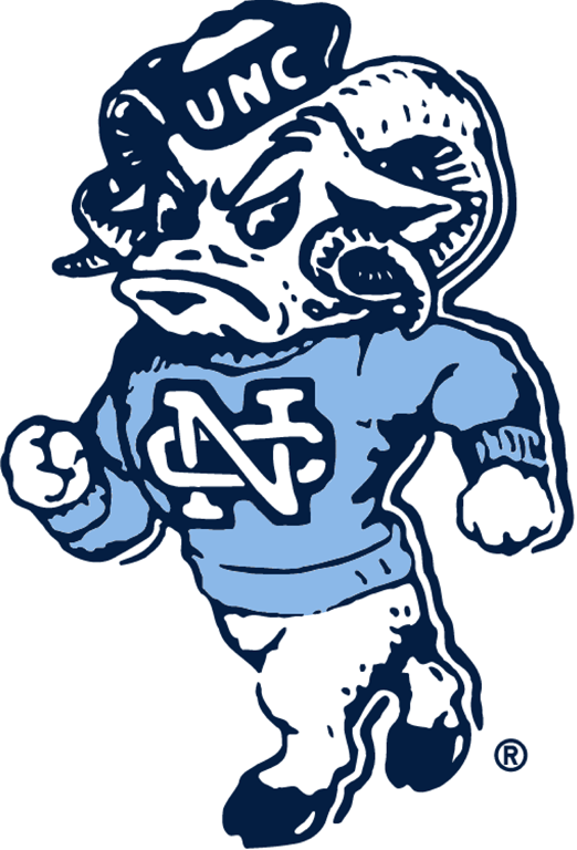 North Carolina Tar Heels 1983-1998 Primary Logo iron on transfers for T-shirts